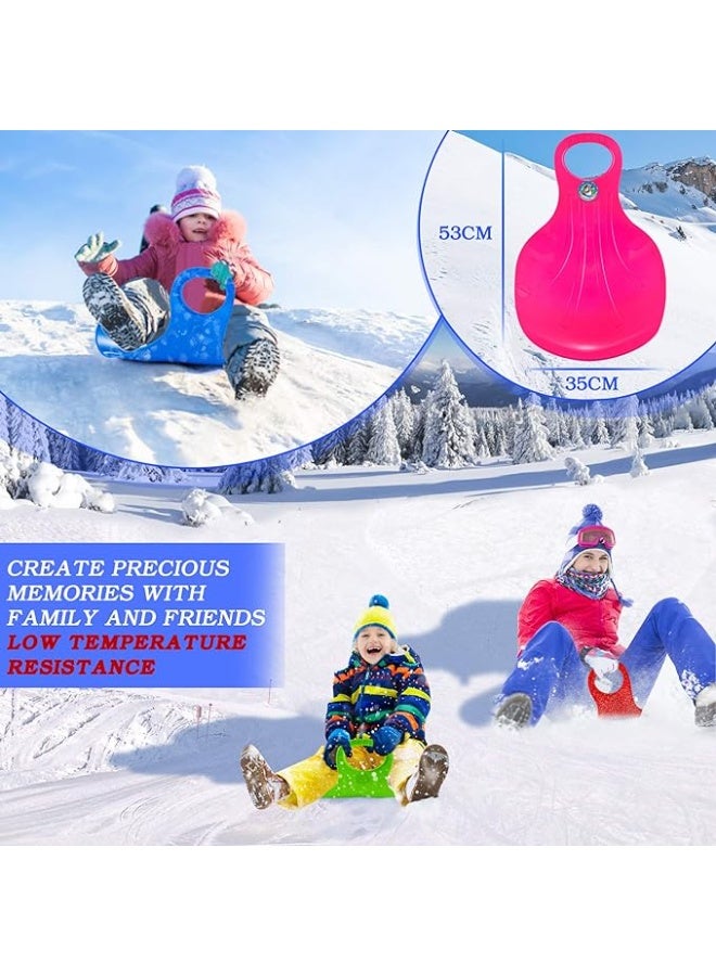 MunKan Kid's Sand Skiing Board with Handle, Grass ,Snow , Sand Board Ski Pad for Outside Sports ( Blue ) - Image 3